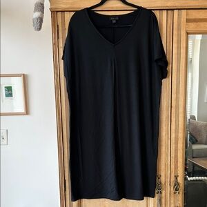 J. Jill Black V-Neck Dress